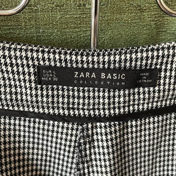 Zara Houndstooth Pants - Picture 4 of 6